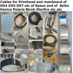 Cables of all Inkjet Printers with Printheads Epson seiko konica spectra polaris starfire ricoh kyocerra toshiha etc