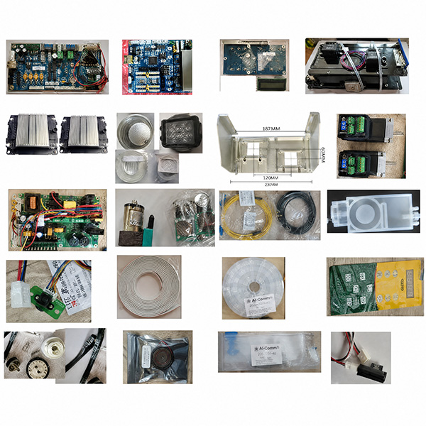9 Kit i1600 for Upgrading Chinese Inkjet Printer with 2 pieces i1600 printheads (roll to roll style) - Image 1